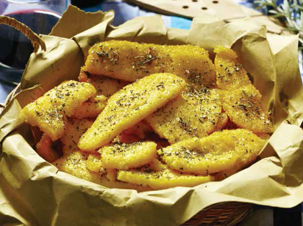 Stuzzichini di polenta fritta al rosmarino | Portale ...