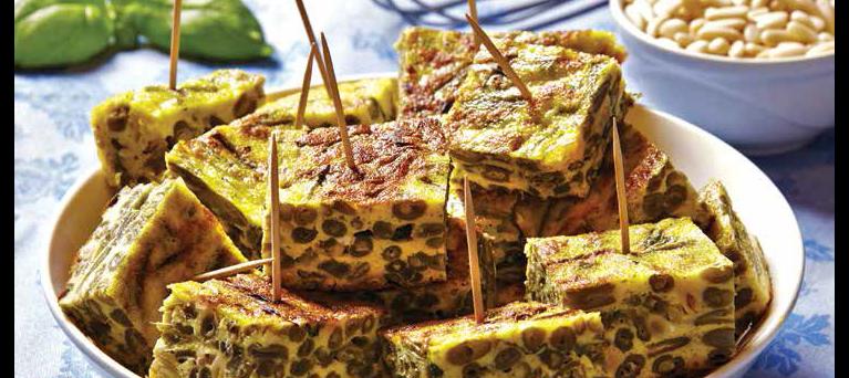 Bocconcini di fagiolini e pinoli Bocconcini di fagiolini e pinoli