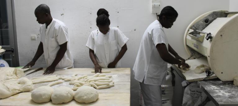 Coop x togo x vanda. La produzione di pane