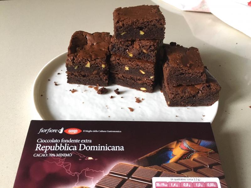 Brownies ai pistacchi 