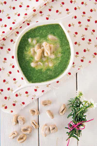 Crema di bietola con gnocchetti d’orzo