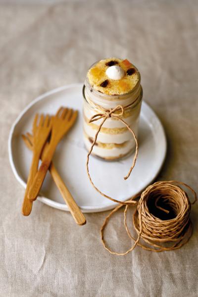 Panettone al cucchiaio con crema al mascarpone