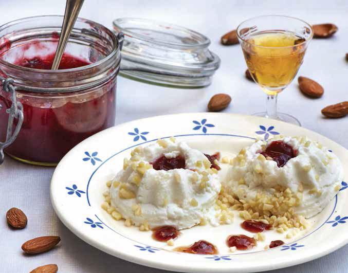 Ricottine con la marmellata di cipolle