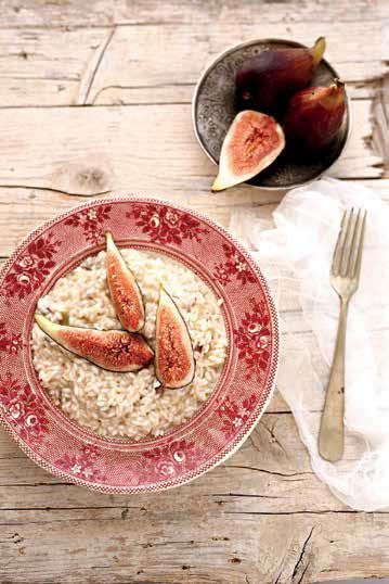 Risotto fichi e gorgonzola