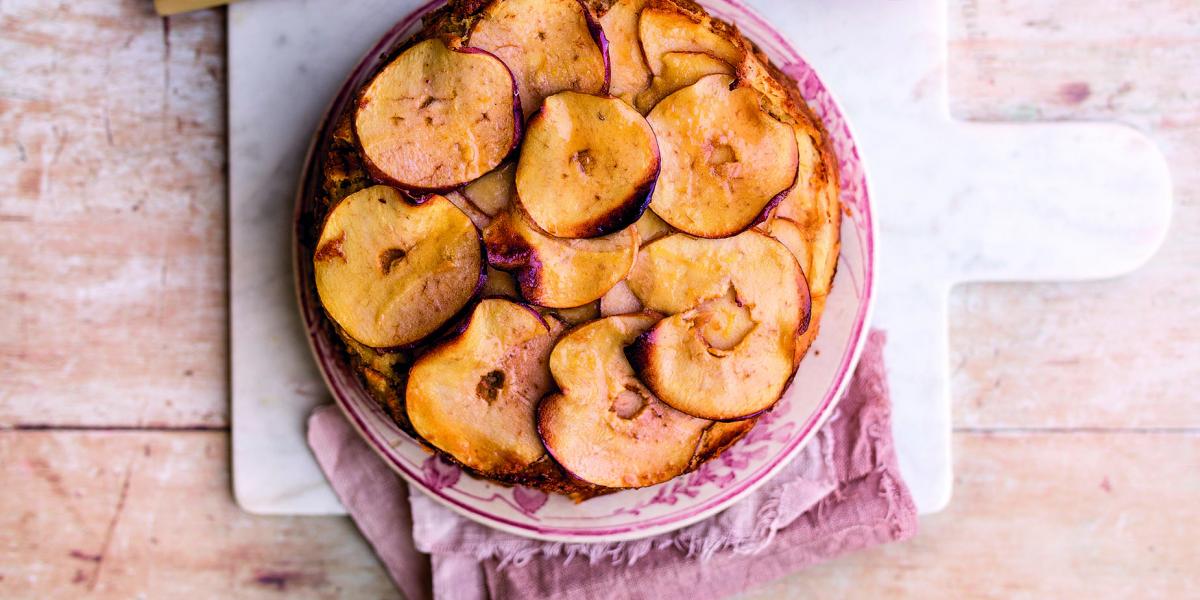 Torta di mele fondente