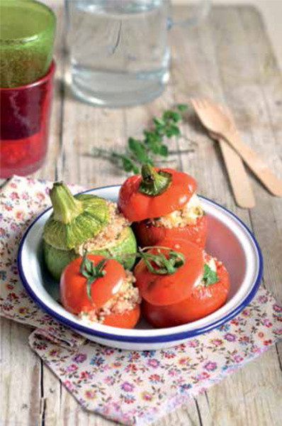 Verdure ripiene di quinoa